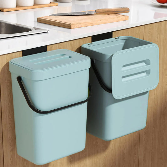 MONGTINGLU 3.2 Gal Compost Bin – Hanging with Lid